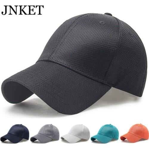 JNKET Fashion Unisex Breathable Baseball Cap Summer Hat Outdoor Sports Cap Adjustable Snapbacks Hat Gorras Baseball Casquette