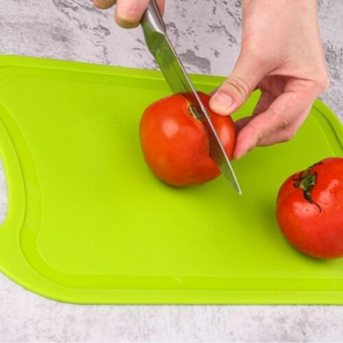 Nonslip Plastic Cutting Board Food Fruit Chopping Block Mat Kitchen Cook Supply Kitchen Cutting Boards Washable Chopping Board