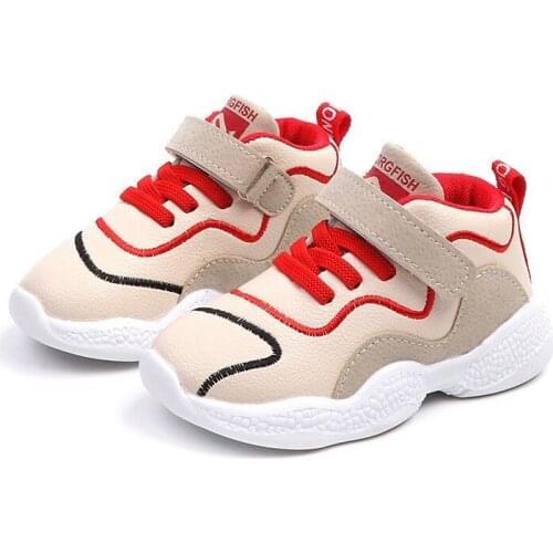 New Toddler Shoes 2020 Spring Cotton Fabric Boys Girls Sports Shoes Kids Comfortable Fashion Toddler Children Casual Shoes 21-30