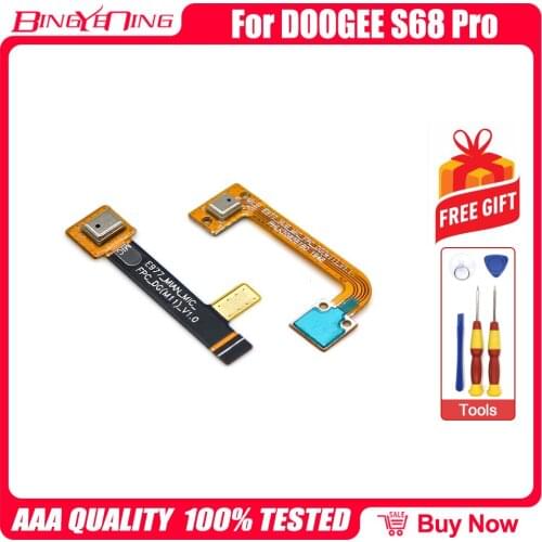 Main Secondary Microphone Mic Flex Cable Smartphone Repair Replacement Accessories Parts For DOOGEE S68 Pro