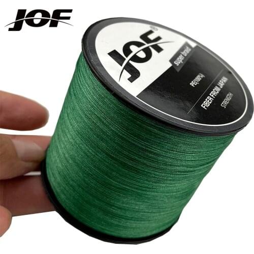 JOF Braid Fishing line 12 Strands 300M Super Strong 100% PE Japanese Fishing Accessories 25LB-135LB Tackle