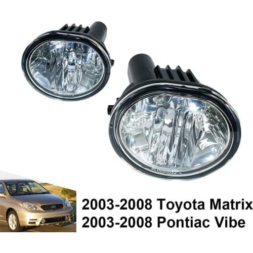 Car Bumper Fog Lights Driving Lights For Toyota Matrix Pontiac Vibe 2003-2008 Auto Modification Parts Car Accessories