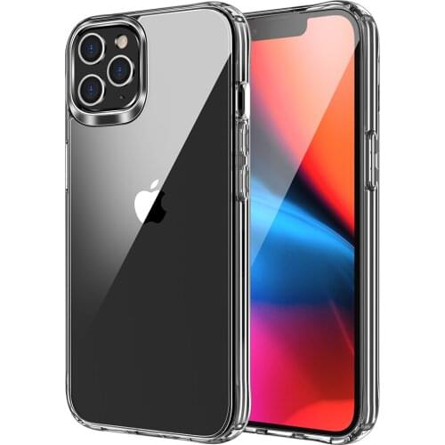 Clear Case For iPhone 13 Pro Max 12 Mini 11 13Pro 12Pro XS X XR 7 8 Plus SE 2020 6 Transparent Shockproof Hard Cover Accessories