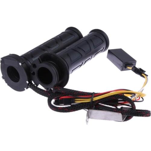 Motorcycle Electric Warm Handle Grips Modified Motor Thermostat Heated Handle Grips Handlebar for KTM Honda Yamaha Fz6 Suzuki