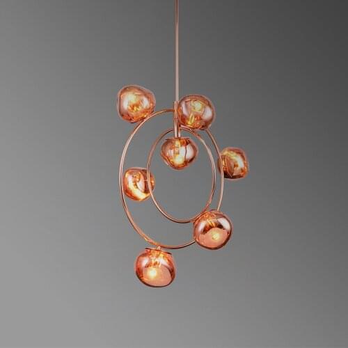 Modern Glass Ball Pendant Lights For Dining Room Indoor Home Kitchen Fixtures Hanging Lamp Bar Restaurant Decor Luminaire Luster