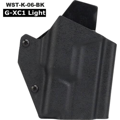 Glock 17 Gun Holster G-XC1 Light Kydex Pistol Case Right Hand Inside Waistband Concealed Carry for Men Women G17/19/19X/45