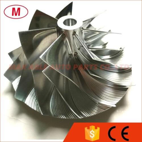 TD07S 54.95/78.00mm Forward 7+7 blades Racing Turbo Billet Compressor wheel/Aluminum 2618/Turbocharger Milling compressor wheel