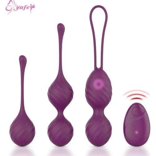 Wireless Smart Ball Kegel Ball Safe Silicone Tightening Device Balls Vaginal massager Adult toy Safe Ben Wa Ball for Women