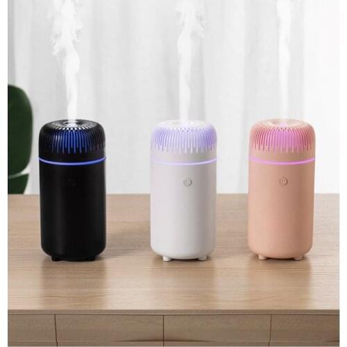 USB Electric Mini Ultrasonic Air Aroma Diffuser Car Mist Maker Aromatherapy Essential Oil Humidifier Defuser for Home LED Light
