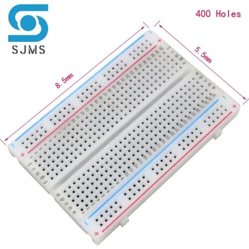 High Quality 400 Tie Points Solderless PCB Mini Bread Board Universal Test Proto Board DIY Bread Board For Electronic Experiment
