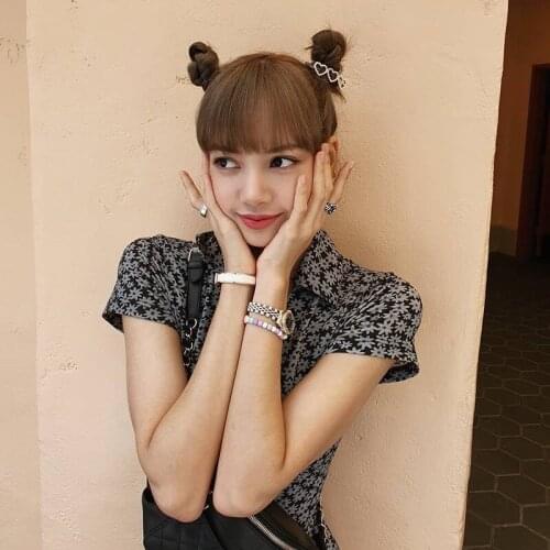 YT2021 Summer Floral Printed Women Mini Dress High Street French Retro Kpop Lisa Ladies Stretch A-Line Beach