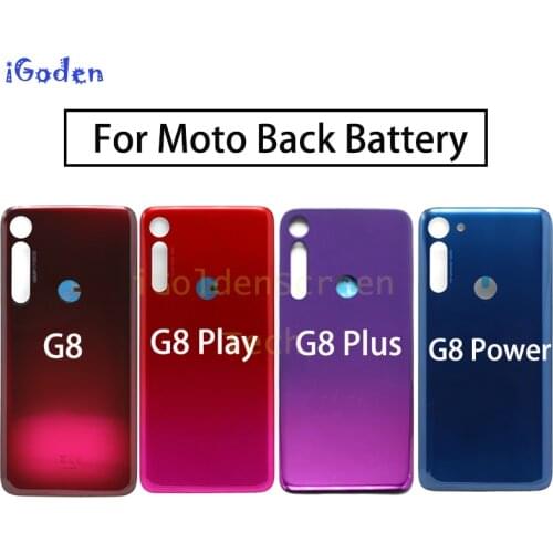 For Moto G8 Back Battery Cover Rear Door Panel G8 Power Housing G8 Play Case Replacement Part For Motorola G8 Plus Battery Cover