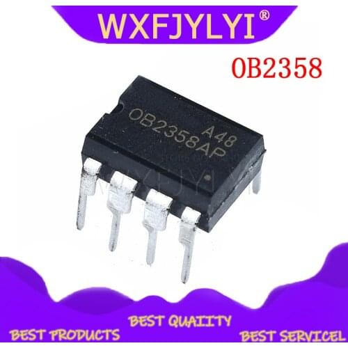 10pcs/lot OB2358 2358 DIP-8 Current Mode PWM Controller IC OB2358AP DIP8