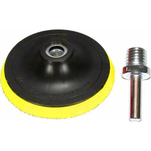 4 Inch Screwdriver Polishing Tool Angle Driver 8mm Shank Replacement Buffing Plate Backing Pad