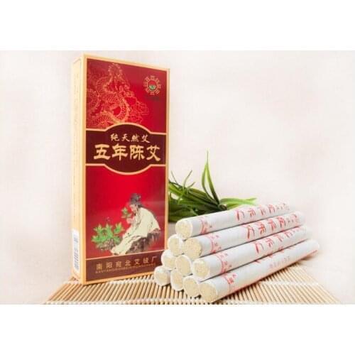 5 year 30:1 moxa wormwood leaves moxa rod moxibustion massage use moxa segment column