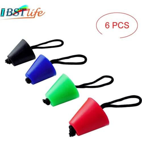 6X Universal Scupper Plug Stopper Bung Drain Holes Accessories Dinghy Kayak Inflatable Boat Canoe Rowing Marine Boat Cord Rope