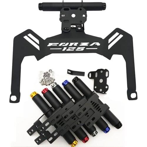For Honda Forza 125 2017 2018 2019 2020 GPS Navigator Stand Holder Smartphone Phone Holder Plate Bracket 오토바이용품 포르자125 거치대