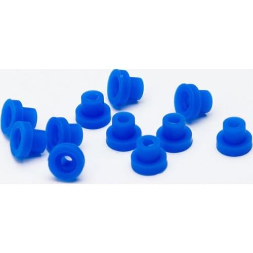 Wholesale Blue Sterilized Tattoo Needle Rubber Grommets Nipples for tattoo machine gun needles supply 100 pcs/lot