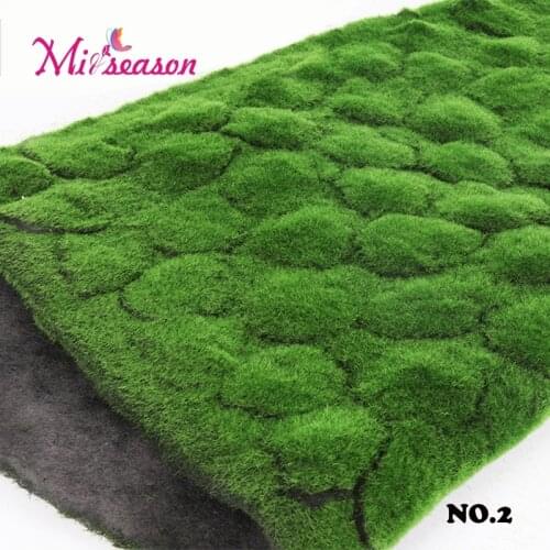 5 Kinds 1mX1m Artificial Moss Turf DIY Grass Lawn Landscape Fairy Garden Simulation Plants Hotel interior renovation Wall Decor