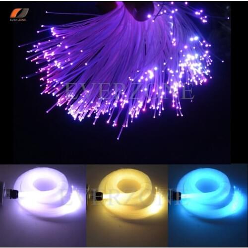 Optic Fiber Light Bundle 50pcs 1.5mm Cable 2m for DIY Star Ceiling Sky or Optic Fiber Pointed Lights Wall