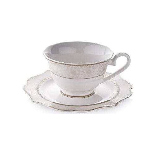 Schafer Lace Kaffee Set Coffee Cup Set - 12 Pieces - Gold