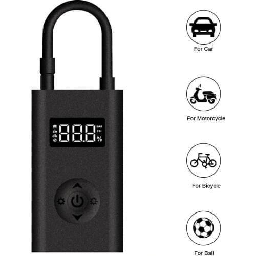 Protable Car Air Compressor Mini Tire Inflator Handheld Pump for Bicycle Motorcycle Air Inflator Pump New Tire Inflator Electric