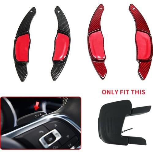 Real Carbon Paddle Shifter Exteded For VW Tiguan R-line 2019 2020 2021 T-ROC R-line 2020 2021 Car Accessories