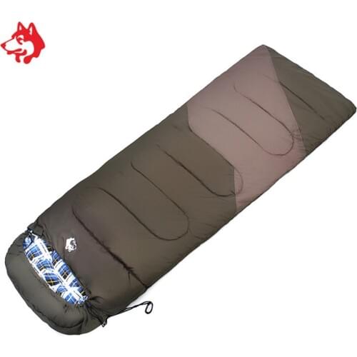 Cotton filling envelope sleeping bag outdoor waterproof camping gear -5 celsius Orange/Blue/Army Green sleeping bags
