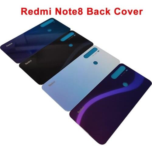Note 8 Glass Cover for Xiaomi Redmi Note8 Note 8 Back Battery Cover Case Rear Housing Cover Replacement for redmi note 8