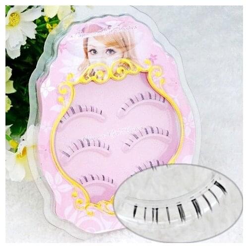 YOKPN Japanese False Eyelashes Highend Sharpened Lower Eyelashes Devil Eye Makeup Natural Nude Makeup With Realistic Eyelashes