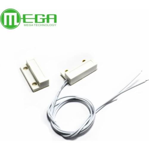 1pair MC-38 Wired Door Window Sensor MC38 Magnetic Switch normally Closed NC for our Home gsm pstn Alarm System