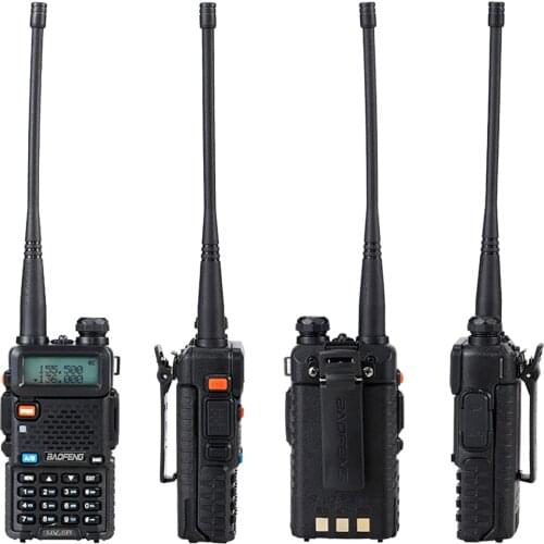 2pcs Baofeng UV-5R Dual Band Walkie Talkie VHF 136-174Mhz&UHF 400-520Mhz 5W Two Way Ham Radio Scanner UV5R UV 5R with Earpiece