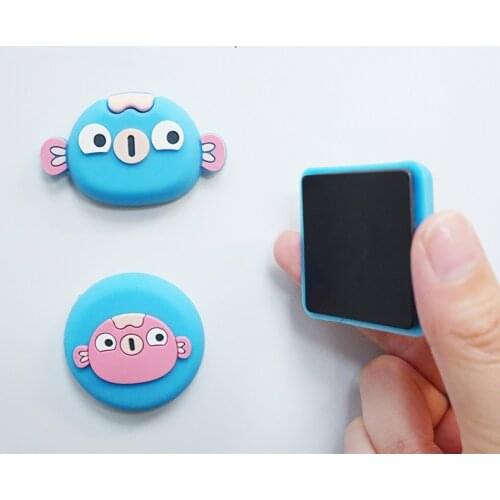 5 Pcs of Kawaii Cartoon Refrigerator Magnets Fish Bear Chicken Rabbit Refrigerator Magnet Childrens Toy Kitchen Decoration