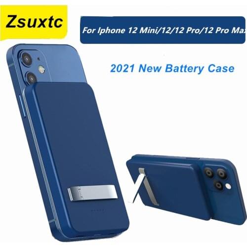 5000 Mah 15W Fast Charger For iphone 12 Mini 12 Pro 12 Pro Max Wireless Magnetic Separation Battery Case Power Bank Charger