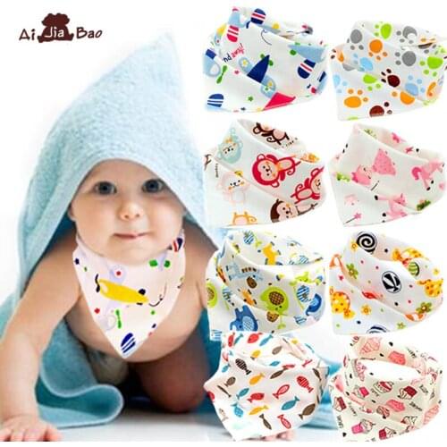 Слюнявчики бандана для малышек AiJiaBao China At AliExpress