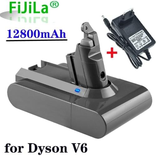 2021 12800mAh 21.6V 12.8Ah Li-ion Battery for Dyson V6 DC58 DC59 DC61 DC62 DC74 SV09 SV07 SV03 965874-02 Vacuum Cleaner Battery