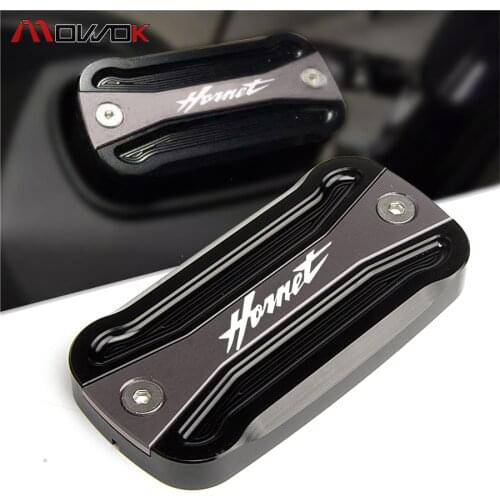 Aluminum Front Fluid Reservoir Cap For Honda Hornet 900 Hornet 600 CB600F CB 600F 1998-2014 Motorcycle brake accessories