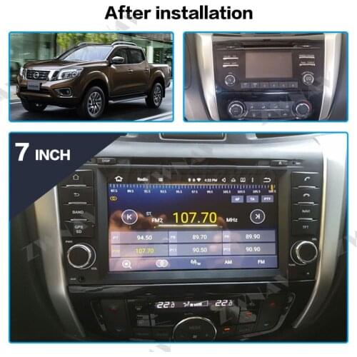 FOR NISSAN NP300 Navara 2014 + Car Player GPS Navigation 128GB Android10 Auto Radio Stereo Head Unit Audio Recorder