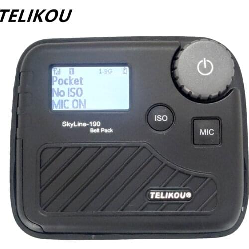 TELIKOU SKYLINE-190/E New 1.8/1.9GHz wireless belt pack