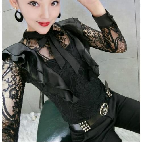 Ажурные блузки HECAIYUN China At AliExpress