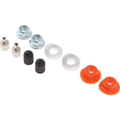 Tire Valve Stems Caps Wheel Tyre Parts Dust Cover Rim Lock Nut / Spacer Kit
