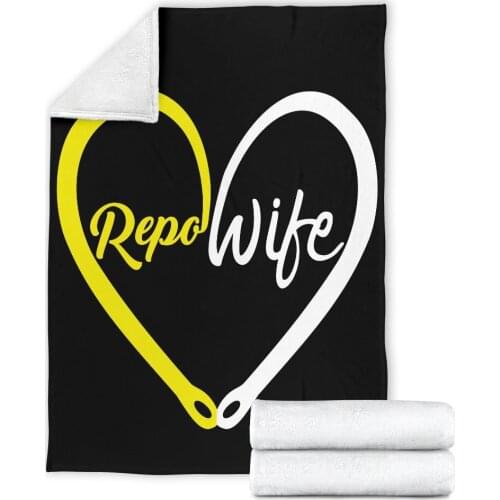 Repo Wife Premiun Blanket 3D printed Sherpa Blanket on Bed Home Textiles Dreamlike HOME ACCESSORIES