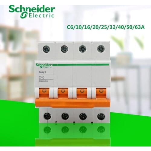 Original export EA9AN-C 4P 6A 25A 32A three-phase four-wire miniature circuit breaker leakage protector air switch 230 / 400VAC