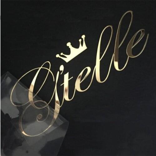 Custom design metal logo sticker adhesive metal nickle transfer sticker labels with 3m glue for decoration using