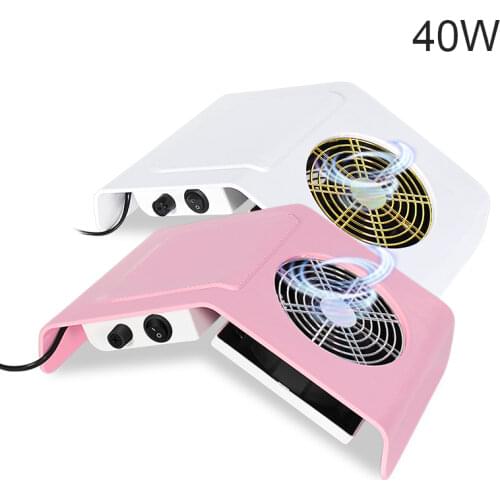 Nail Dust Collector Fan Vacuum Cleaner Manicure Machine Strong Suction Powerful Nail Art Tool Nail Vacuum Cleaner for Manicure