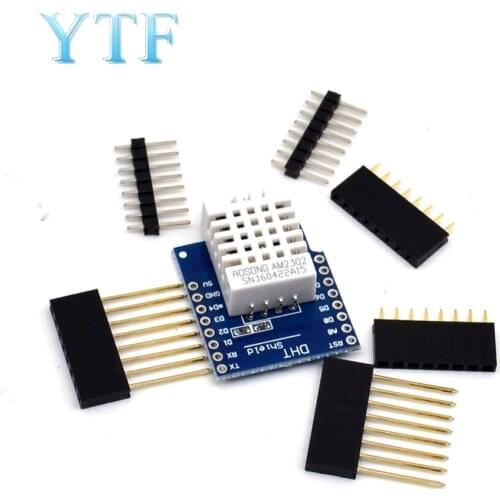 DHT Pro Shield For WeMos D1 mini DHT22 Single-Bus Digital Temperature And Humidity Sensor Module Sensor