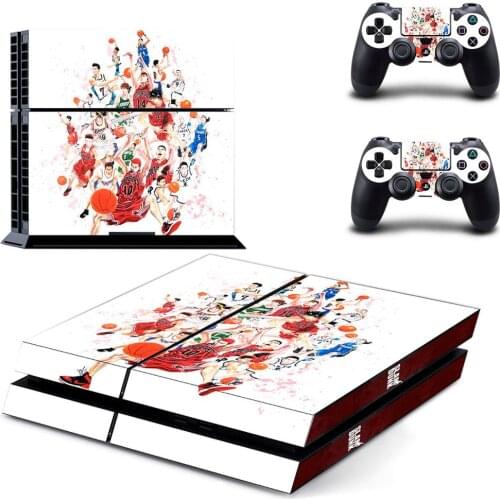 Slum Dunk Style PS4 Skin Sticker for Playstation 4 Console & 2 Controllers Decal Vinyl Protective Skins Style 4