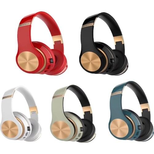 T5 Headset Folding Wireless Headphone V5.0 Card Music FM Sport Running Bass Stereo Headset New