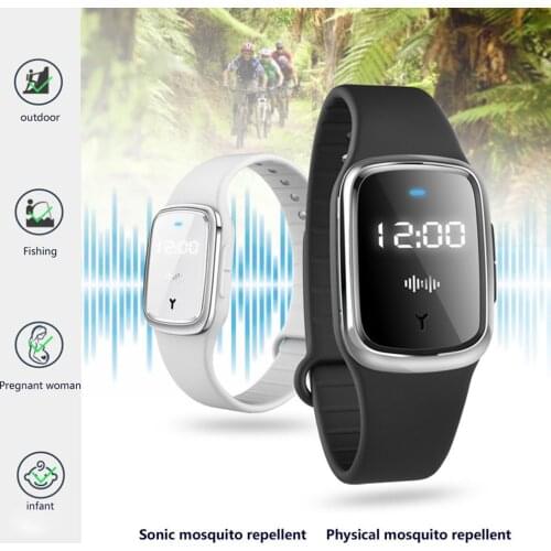 Waterproof Ultrasound Mosquito Repellen M2 Pest Insect Ultrasonic Bracelet Anti Mosquito Insect Pest Wristband Game Toys