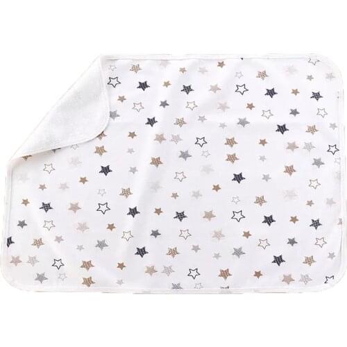 Waterproof Large Size 80x100cm Playing Floor Baby Children Changing Mat Reversiable Bedding Sheet